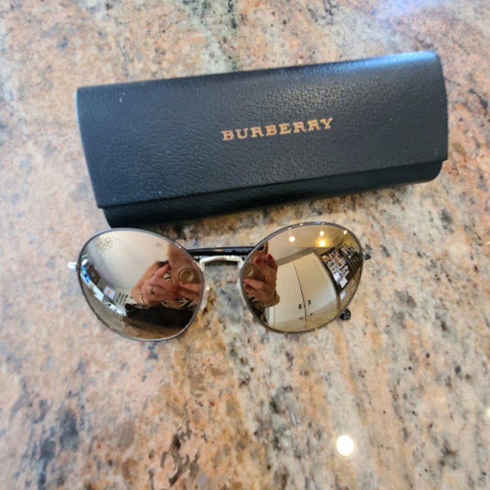 Burberry Polarized, Mirrored Sunglasses